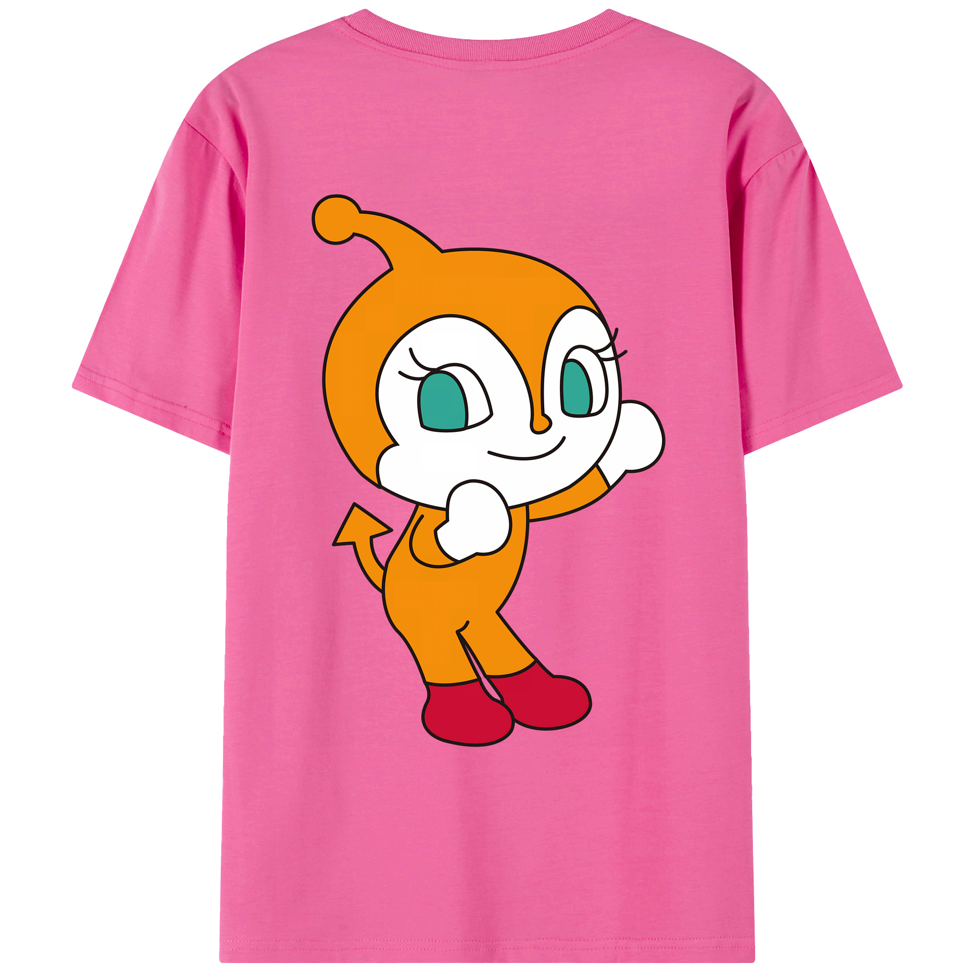 （画像用） アンパンマン Anpanman レディース半袖Tシャツ(バックプリント)